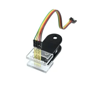 2.54mm Pin Pitch PCB Pogo Pin Clip Fixture 1x5P Gold-Plated