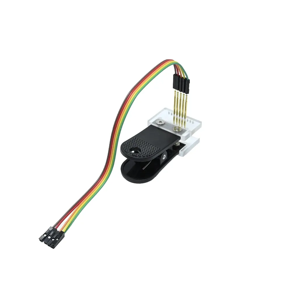 2.54mm Pin Pitch PCB Pogo Pin Clip Fixture 1x5P Gold-Plated - Image 3