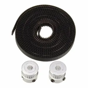 2 Meter GT2 Timing Belt Kit with 20-Tooth Pulleys