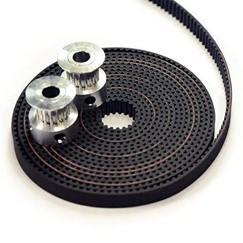 2 Meter GT2 Timing Belt Kit with 20-Tooth Pulleys - Image 4
