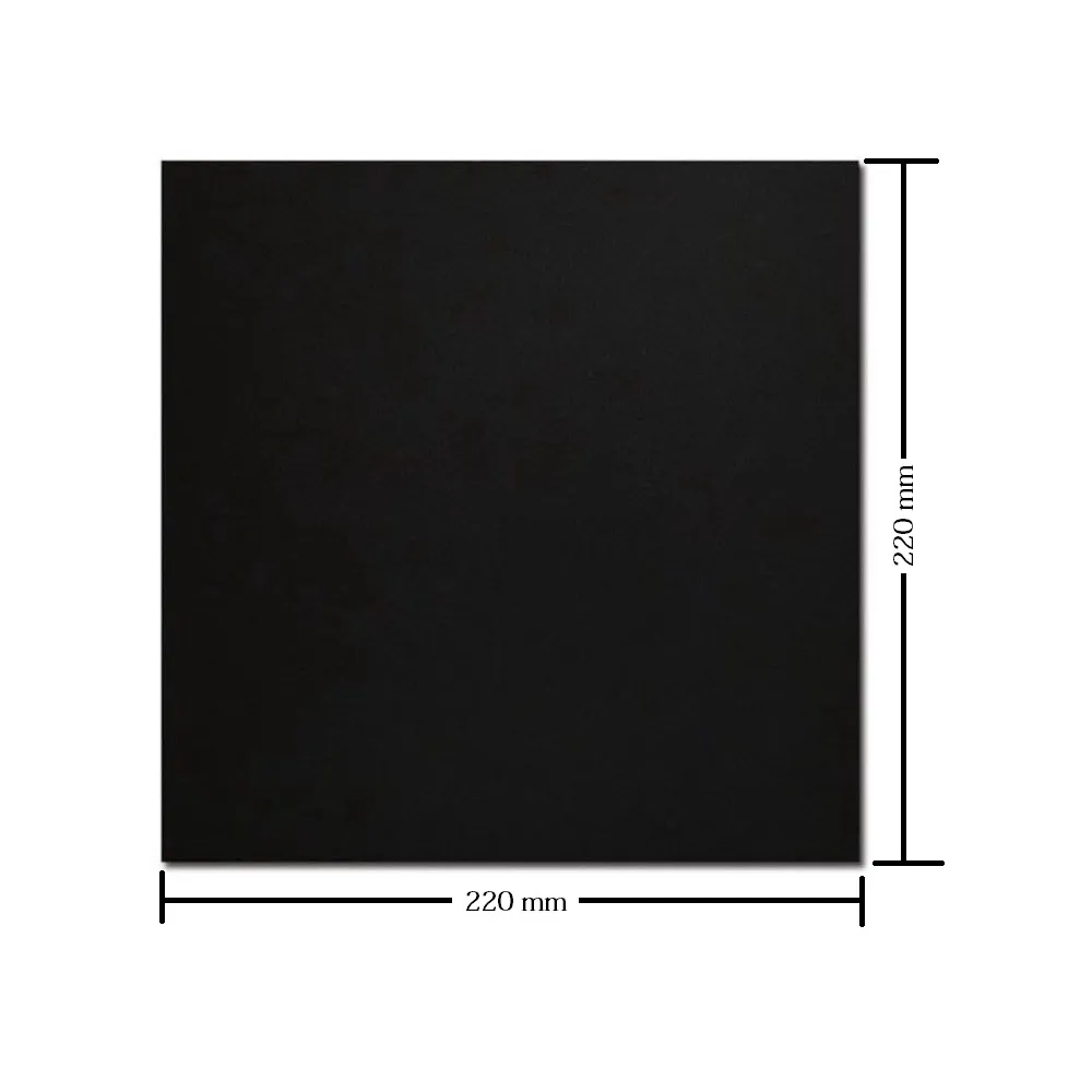 220x220mm Frosted Heated Bed Sticker for 3D Printer - Image 2