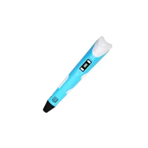 2nd Gen LCD 3D Printing Pen Kit - Blue EU Plug