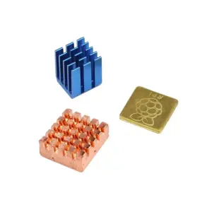 3-in-1 Raspberry Pi Heatsink Set (Raspberry Pi Logo)