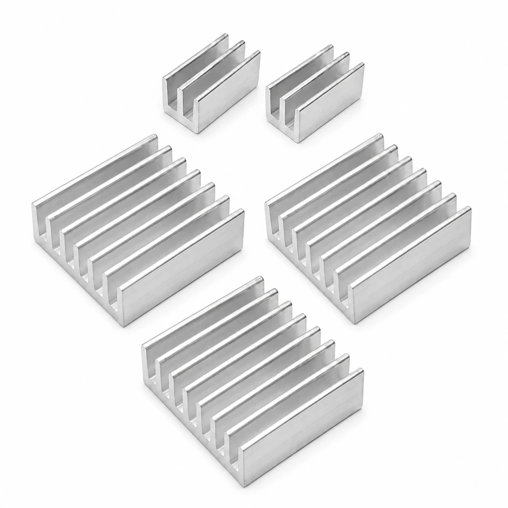 5-in-1 Aluminum Heat Sink Set for Raspberry Pi 4B