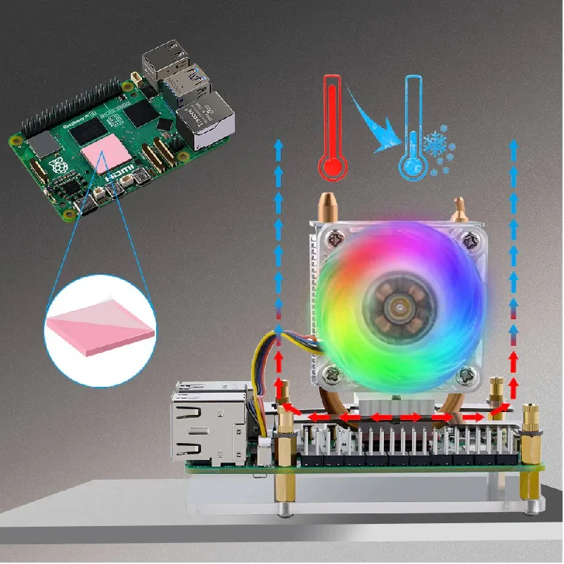 52Pi ICE Tower Cooler for Raspberry Pi 5 - Image 3