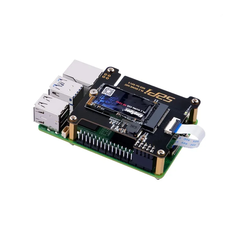 52Pi N05 M.2 NVMe PCIe Top Adapter for Raspberry Pi 5 - Image 2