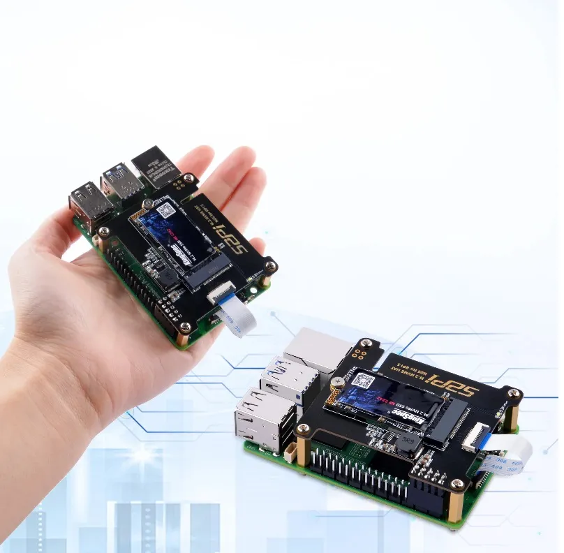 52Pi N05 M.2 NVMe PCIe Top Adapter for Raspberry Pi 5 - Image 4
