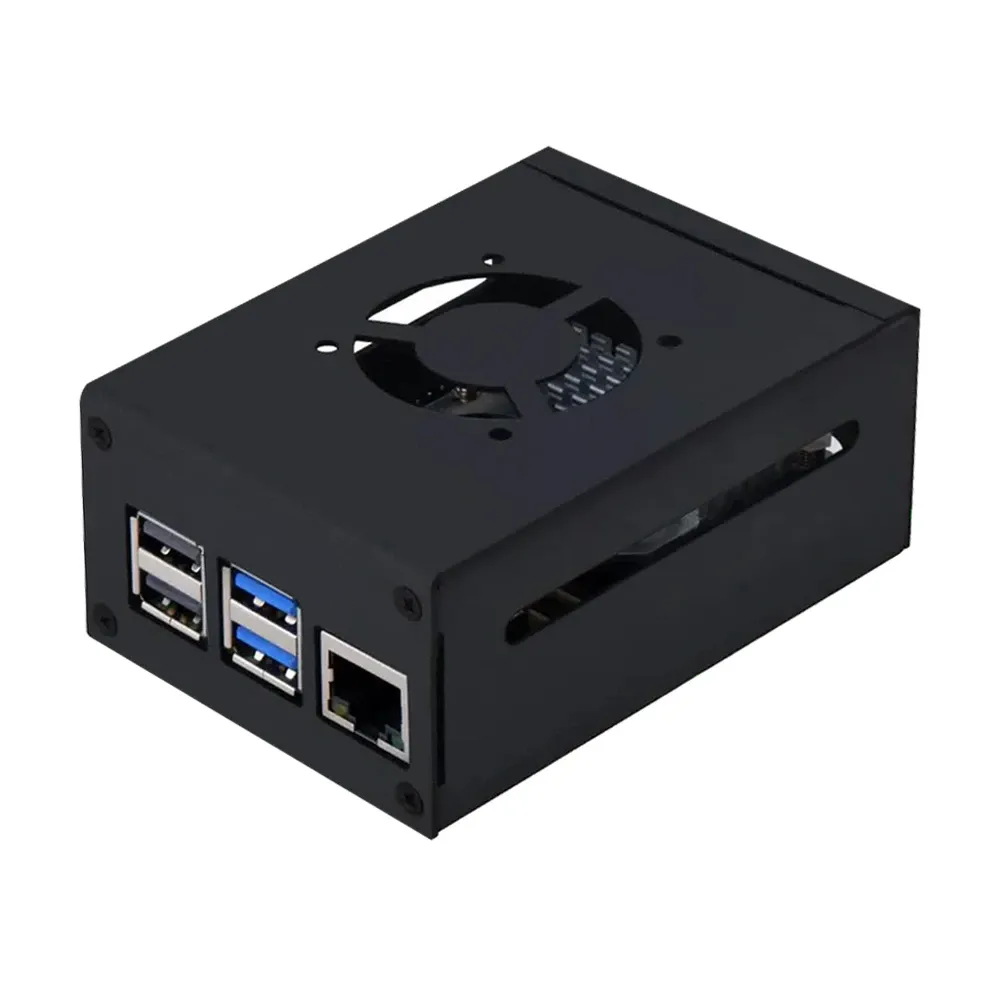 52Pi Raspberry Pi 5 Metal Case with Fan & Heatsinks