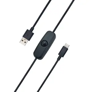 5V 3A USB-C Cable w/ ON/OFF Switch for Raspberry Pi 4B (1.5m)