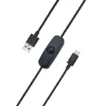 5V 3A USB-C Cable with ON/OFF Switch for Raspberry Pi 4B