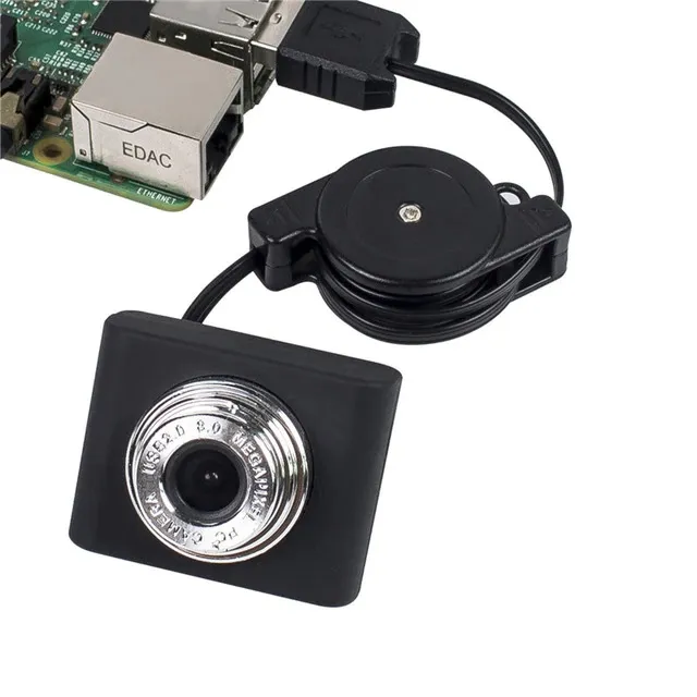 640x480 USB Camera with Retractable Cable for Raspberry Pi - Image 4