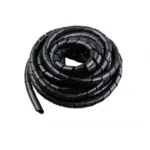 8mm Spiral Wrapping Band for Cable Management, 10M Black