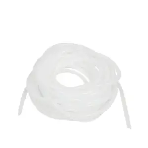 8mm White Spiral Cable Wrap (10M)