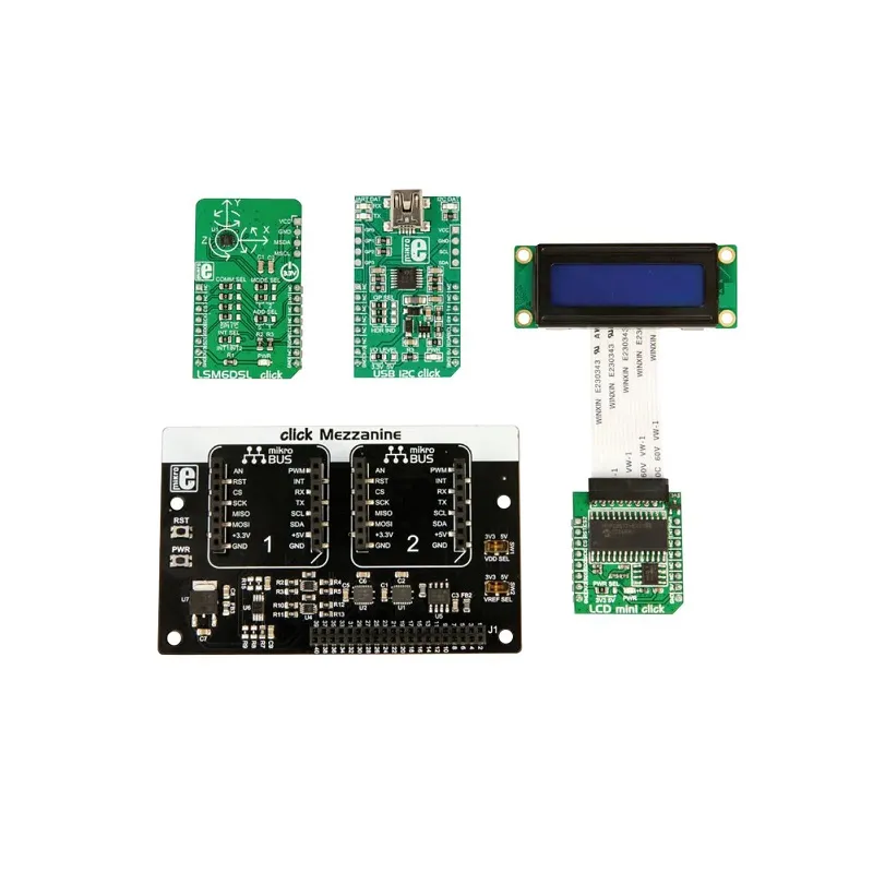 96Boards Click Mezzanine Starter Kit, LS Mezzanine, 3 Click Boards - Image 3