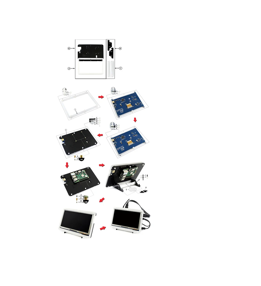Acrylic Case for 7-inch Display & Raspberry Pi - Image 4