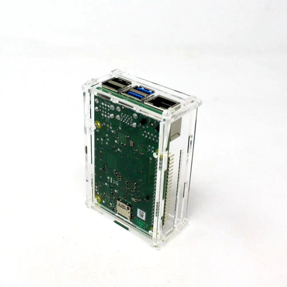 Acrylic Case for Raspberry Pi 4 Model B Transparent - Image 3