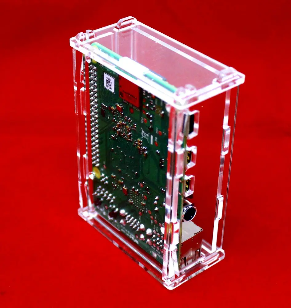 Acrylic Case for Raspberry Pi 4 Model B Transparent - Image 4