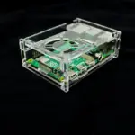 Acrylic Case for Raspberry Pi 4 Model B w/ Fan Slot