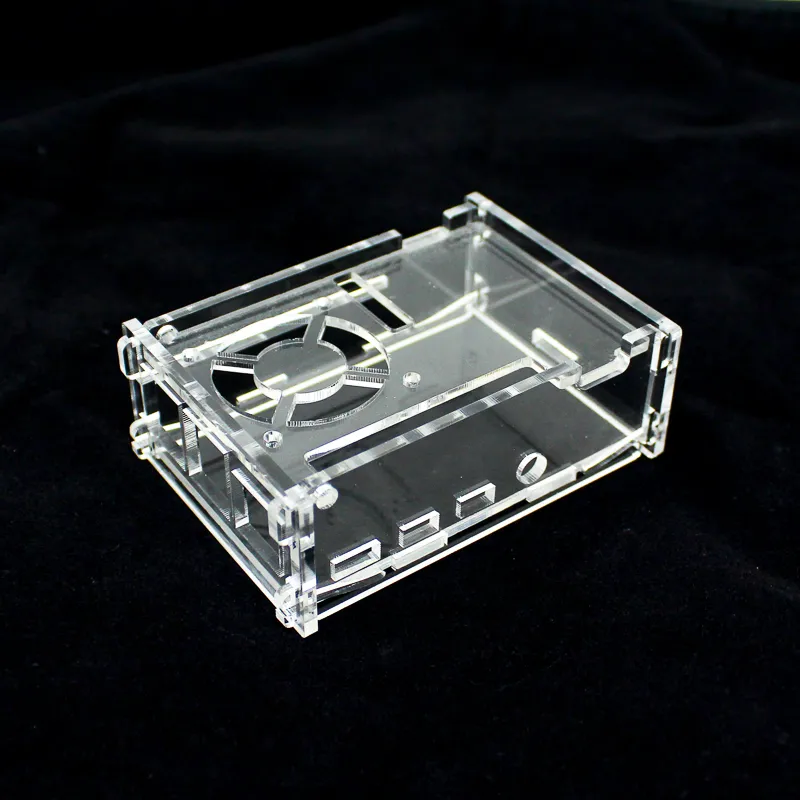 Acrylic Case for Raspberry Pi 4 Model B w/ Fan Slot - Image 2