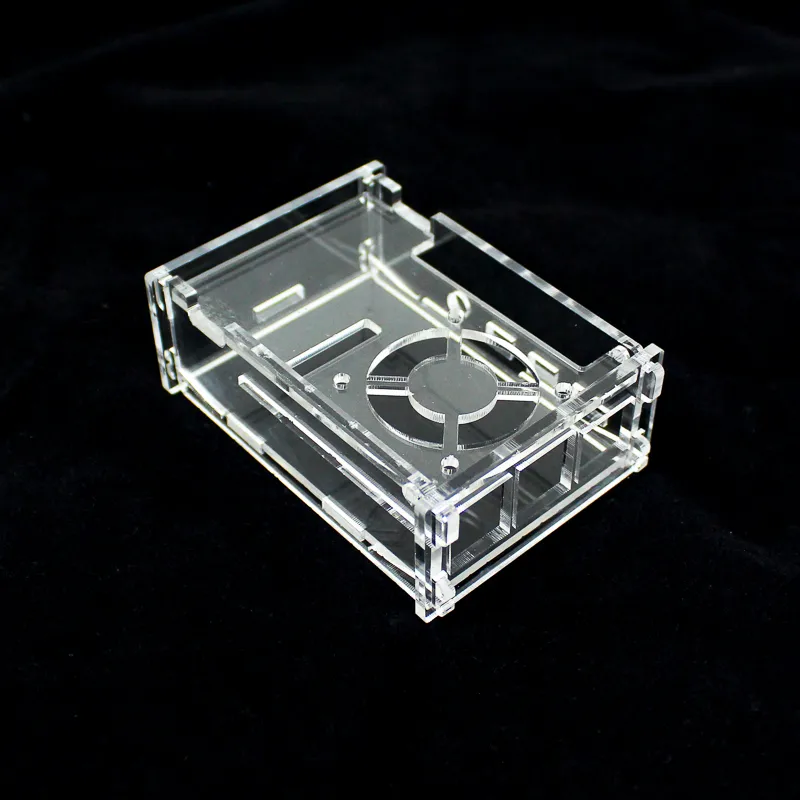 Acrylic Case for Raspberry Pi 4 Model B w/ Fan Slot - Image 3