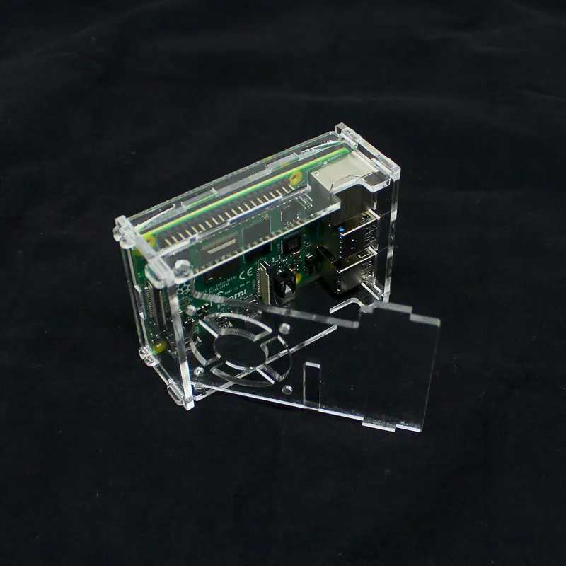 Acrylic Case for Raspberry Pi 4 Model B w/ Fan Slot - Image 5