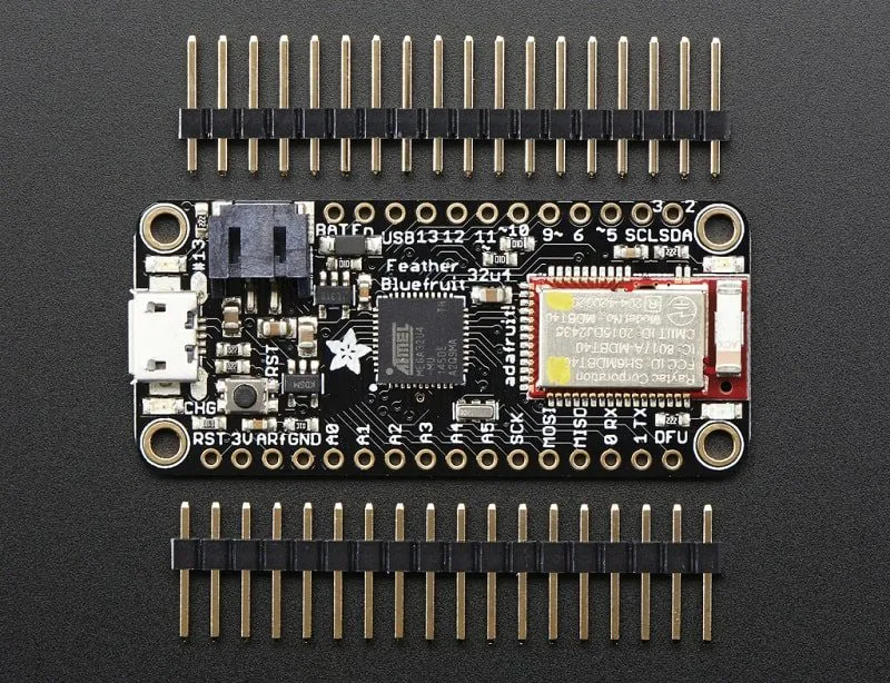Adafruit Feather 32u4 Bluefruit LE MCU Dev Board - Image 4