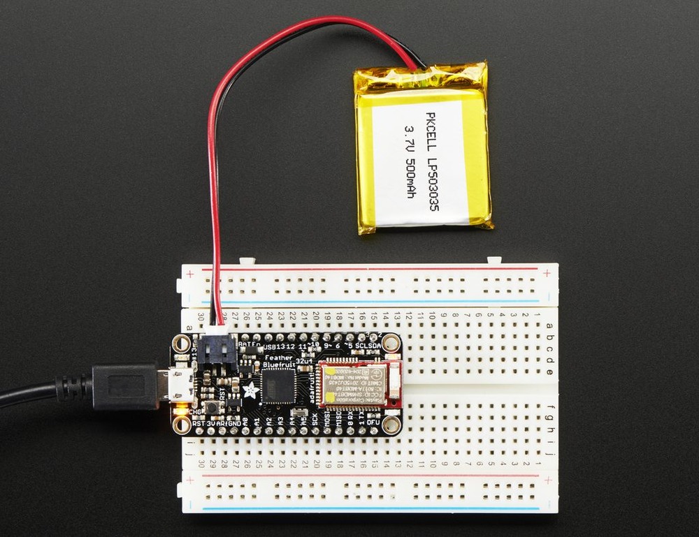 Adafruit Feather 32u4 Bluefruit LE MCU Dev Board - Image 5