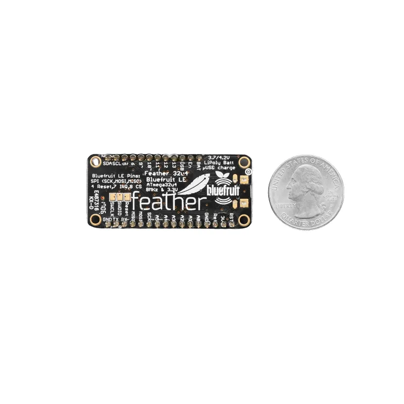 Adafruit Feather 32u4 Bluefruit LE w/ Stacking Headers - Image 3