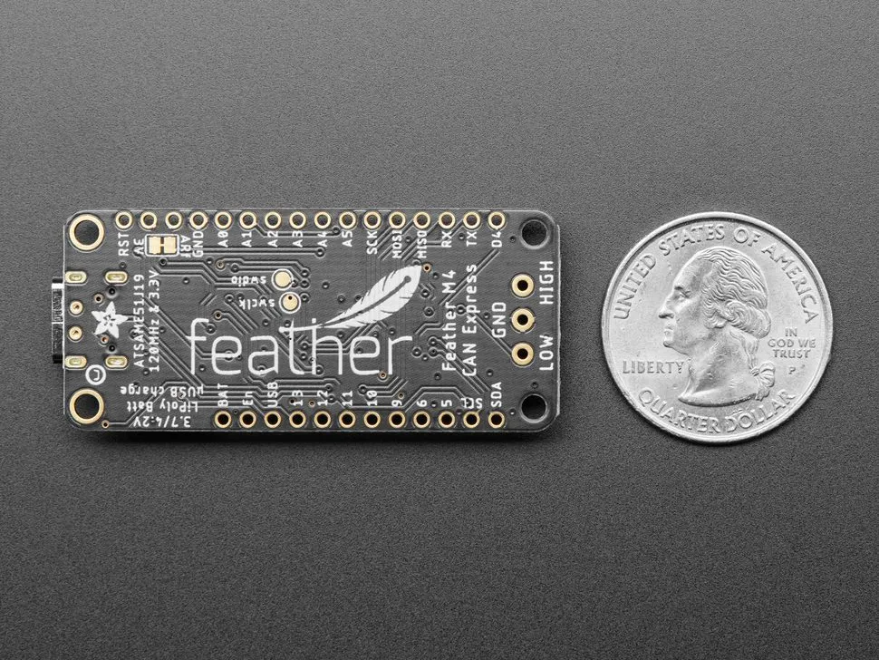 Adafruit Feather M4 CAN Express ATSAME51 Dev Board - Image 4