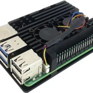 Aluminum Case w/ Dual Fans for Raspberry Pi 5