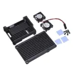 Aluminum Case with Dual Fans for Raspberry Pi 3B/3B+