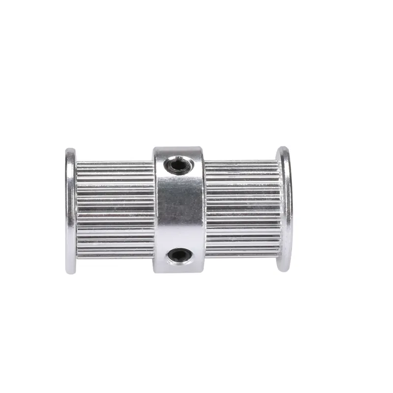 Aluminum GT2 Double Head Timing Pulley, 20T 8mm Bore - Image 2