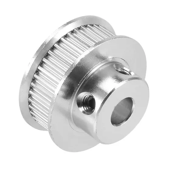 Aluminum GT2 Timing Pulley, 38 Tooth, 5mm Bore, 7mm Belt - Image 9
