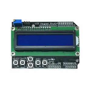 Arduino 1602 LCD Keypad Shield - Blue Backlight