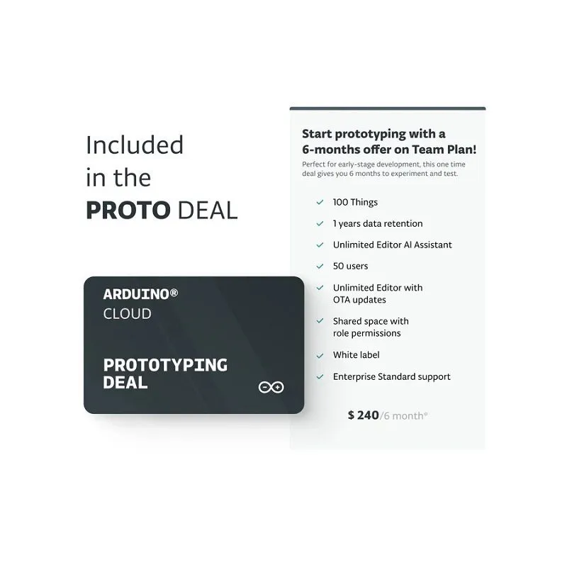 Arduino Cloud Enterprise Prototyping Voucher (6 Months) - Image 3