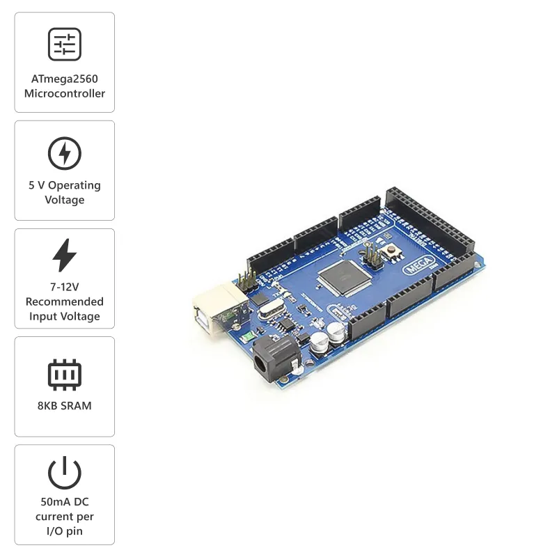 Arduino Mega 2560 ATmega2560-16U2 Dev Board - Image 3