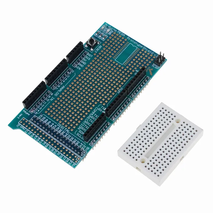 Arduino Mega Prototype Shield V3.0 w/ Mini Breadboard - Image 3