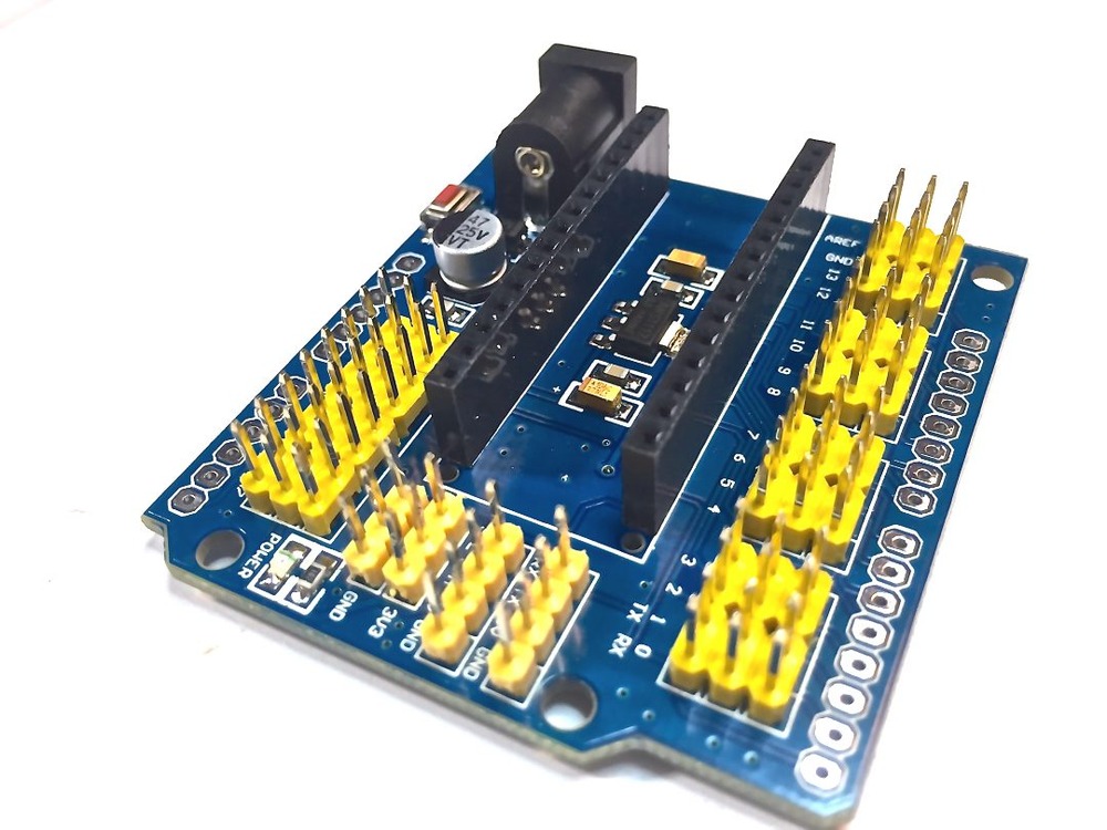 Arduino Nano 328P IO Shield Breakout Adapter Board - Image 4