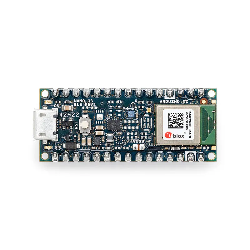 Arduino Nano 33 BLE Rev2 Development Board with Headers - Image 2
