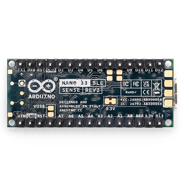 Arduino Nano 33 BLE Sense w/ Headers - Rev 2 (ABX00070) - Image 3