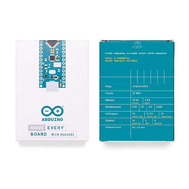 Arduino Nano Every with Headers (ATMEGA4809) - Image 5