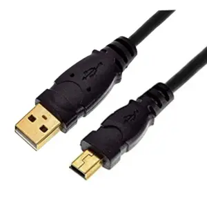 Arduino Nano USB A to Mini B Gold-Plated Cable