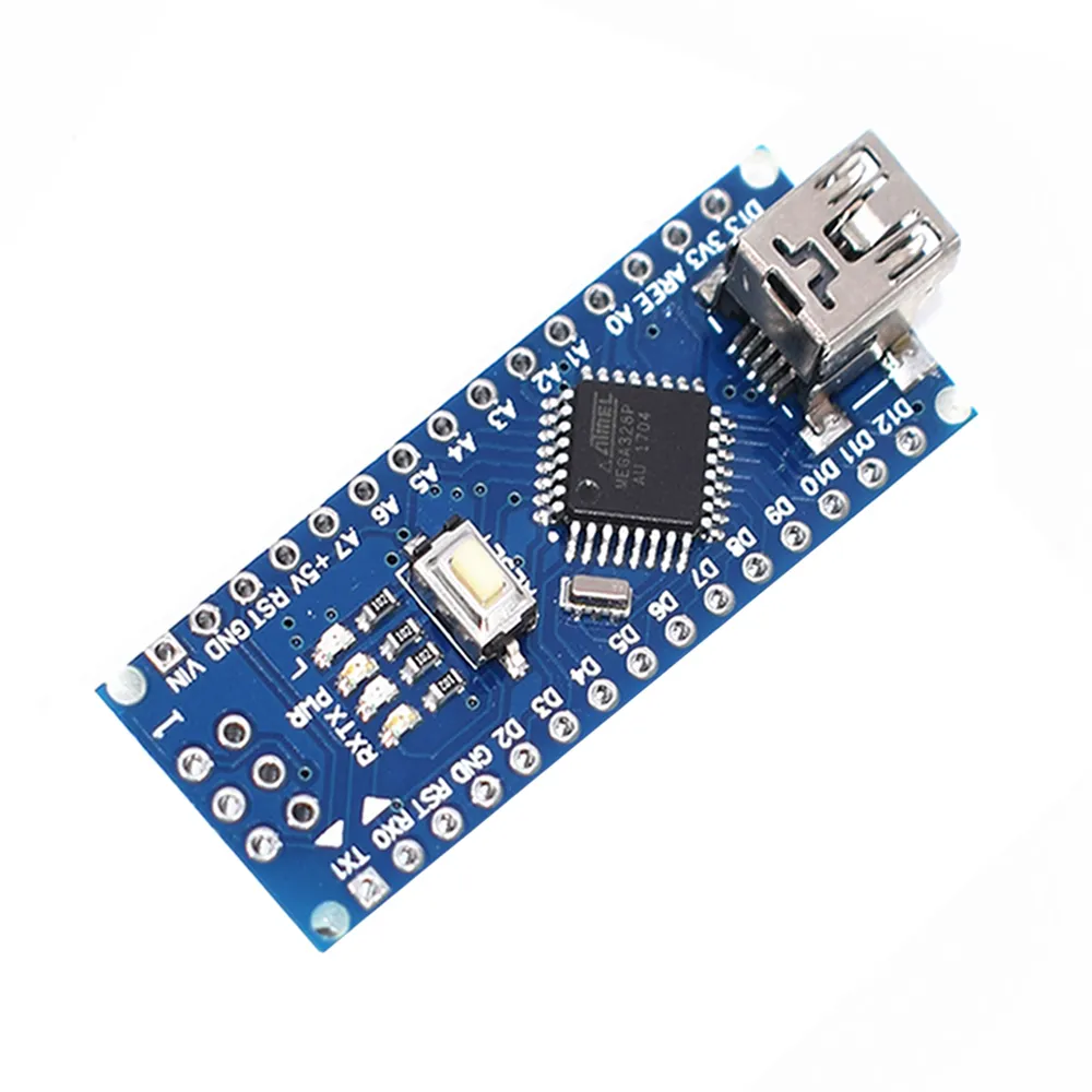 Arduino Nano V3.0 CH340 Dev Board (Unsoldered) w/ USB Cable