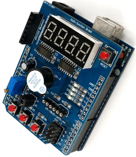 Arduino Uno Leonardo Multifunction Shield - Image 2