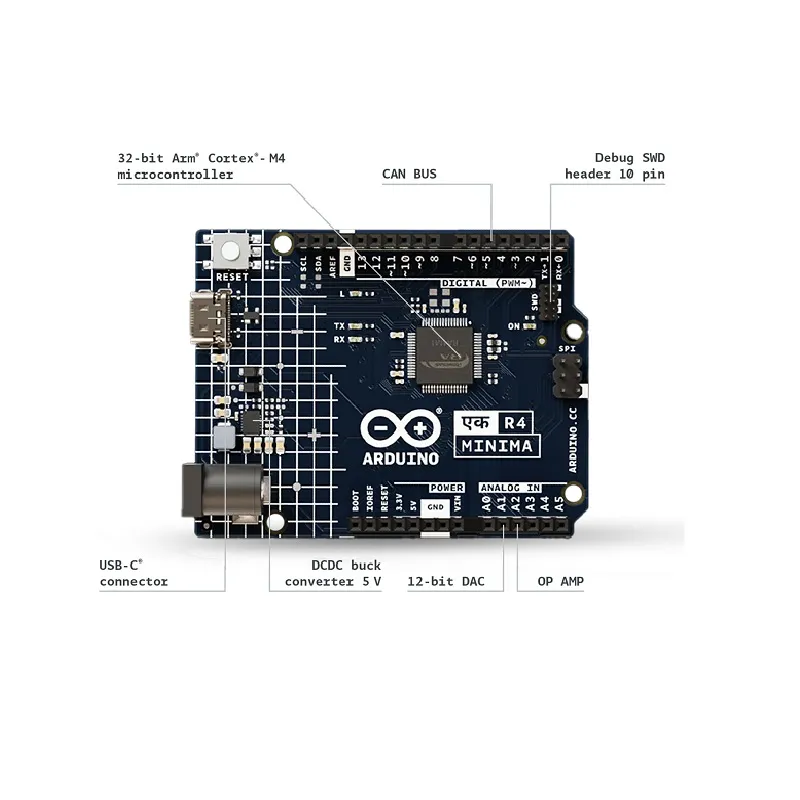 Arduino UNO R4 Minima with USB-C Cable - Image 4