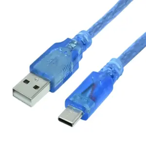 Arduino USB-A to USB-C Data Cable, 30cm Blue