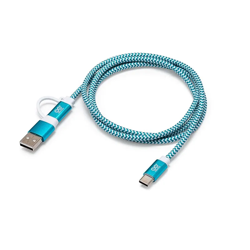 Arduino USB-C to USB-C Cable w/ USB-A Adapter - Image 2