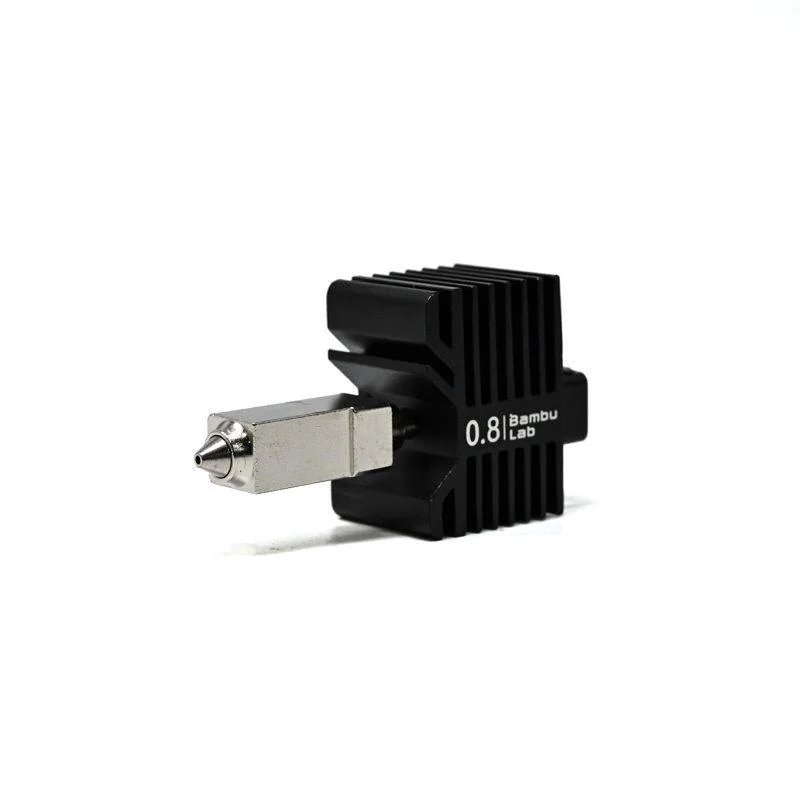Bambu Lab Hotend with hardened steel nozzle-0.8 mm for P1P,P1S,X1C - Image 2