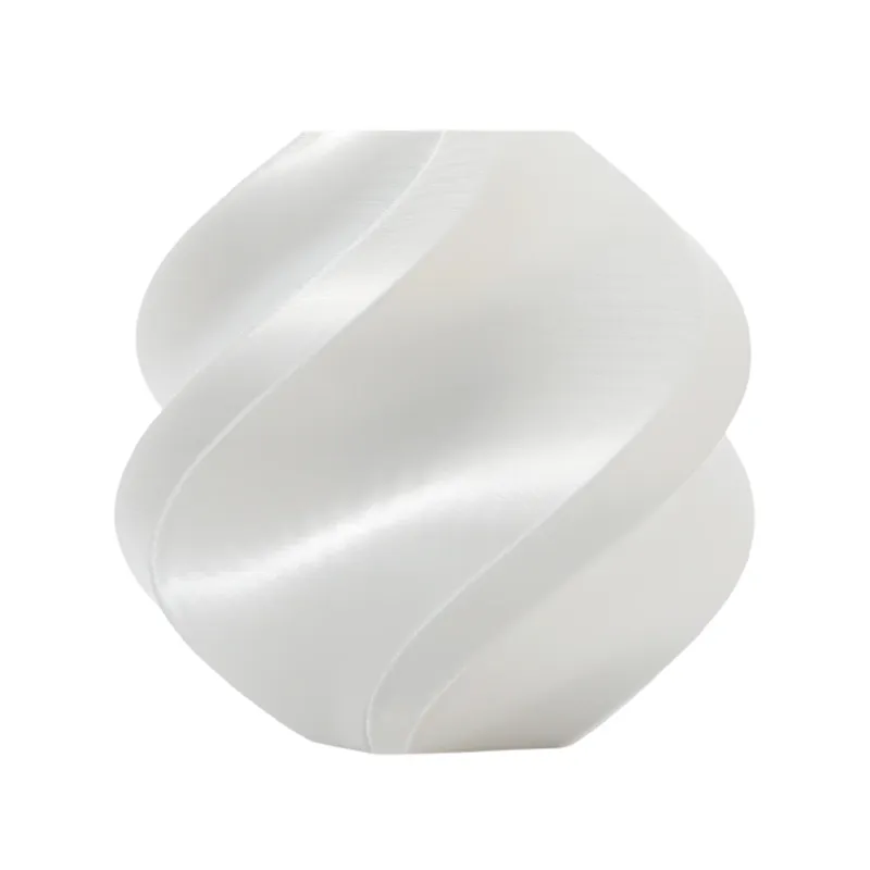 Bambu Lab PLA Silk+ Filament - White 1.75mm (Reusable Spool)