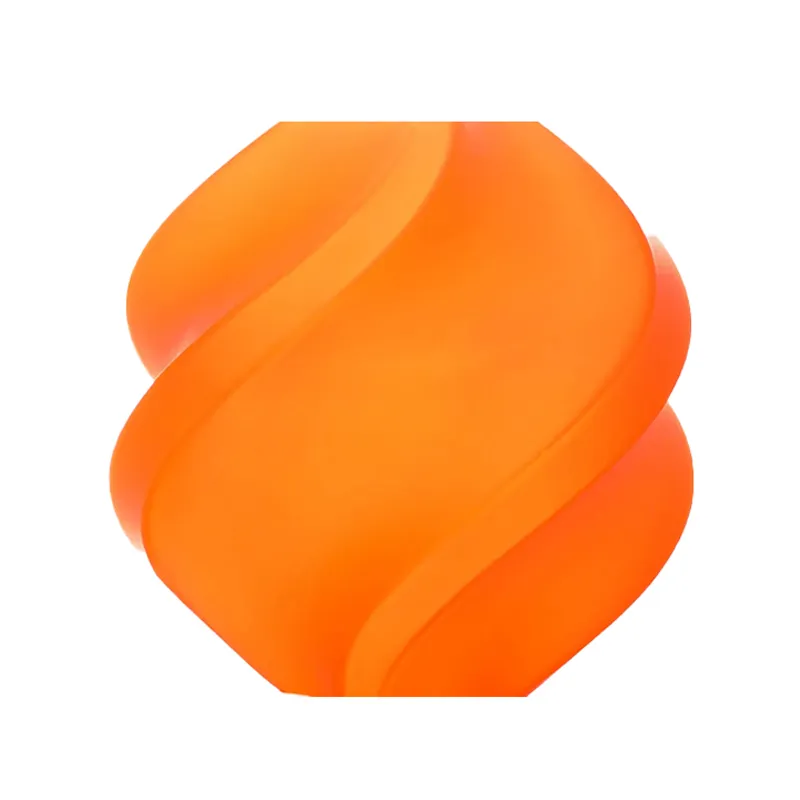 Bambu Lab PLA Translucent Orange 1.75mm Reusable Spool - Image 2
